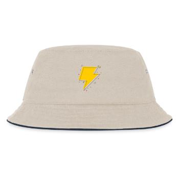 Rayon dynamique en jaune et noir - Bob Enfant - blanc cassé/bleu marine - Devant