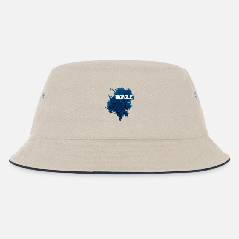 Bicycle - Kinder Bucket Hat - Natur/Navy