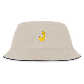 Lettre J - Bob Enfant - blanc cassé/bleu marine - Devant