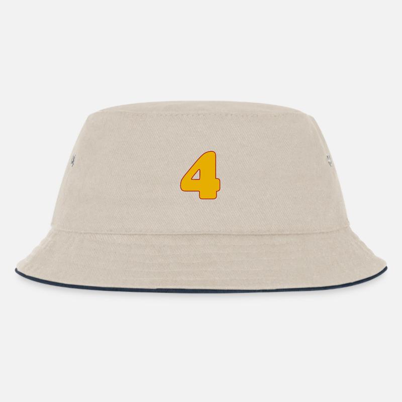 4 - Bob Enfant - blanc cassé/bleu marine