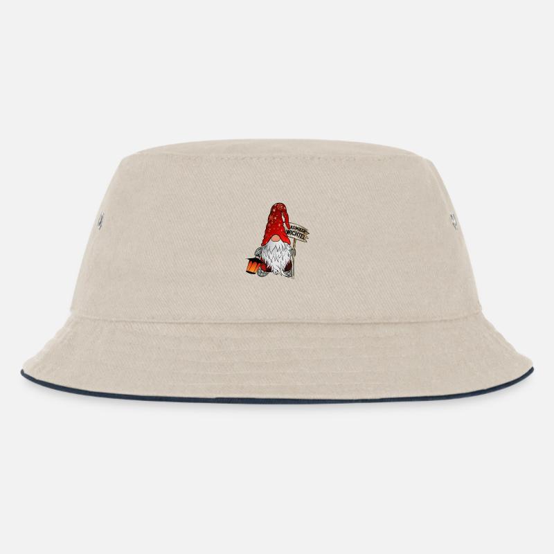 Komiker Wichtel - Kinder Bucket Hat - Natur/Navy