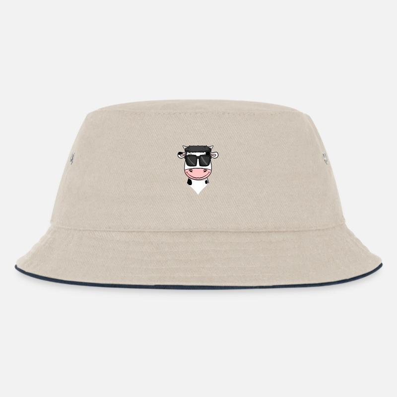 Vache avec des lunettes de soleil - Bob Enfant - blanc cassé/bleu marine