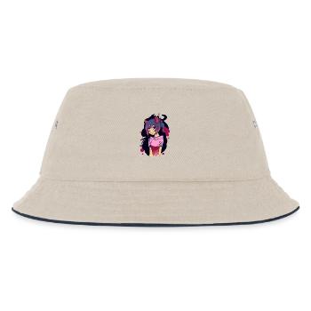 Cosplay - Kids’ Bucket Hat - ecru/navy - Front