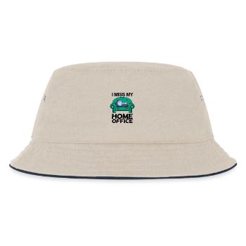 Home Office Miss Humor Funny - Kids’ Bucket Hat - ecru/navy - Front