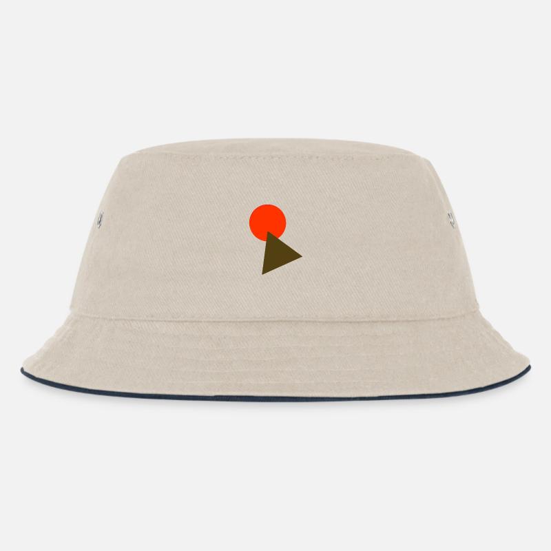 Cercle et triangle - Bob Enfant - blanc cassé/bleu marine