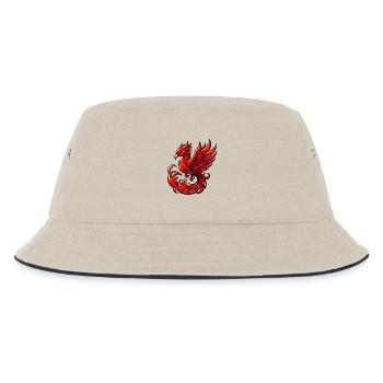 Phénix rouge - Bob Enfant - blanc cassé/bleu marine - Devant