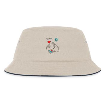 Joyeuses Pâques - Bob Enfant - blanc cassé/bleu marine - Devant