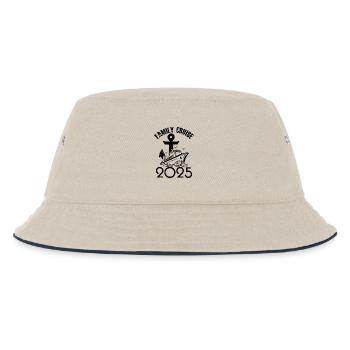 Familienkreuzfahrt 2025 - Kinder Bucket Hat - Natur/Navy - Vorne