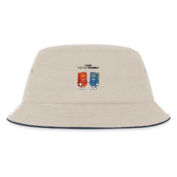Bible T-Shirt - Bob Enfant - blanc cassé/bleu marine - Devant
