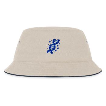 Molécule d’hélice d’ADN 3D Bleu - Bob Enfant - blanc cassé/bleu marine - Devant