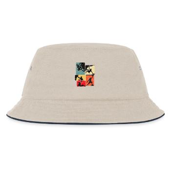 Escalade Bloc Alpinisme Grimpeurs Bloc - Bob Enfant - blanc cassé/bleu marine - Devant