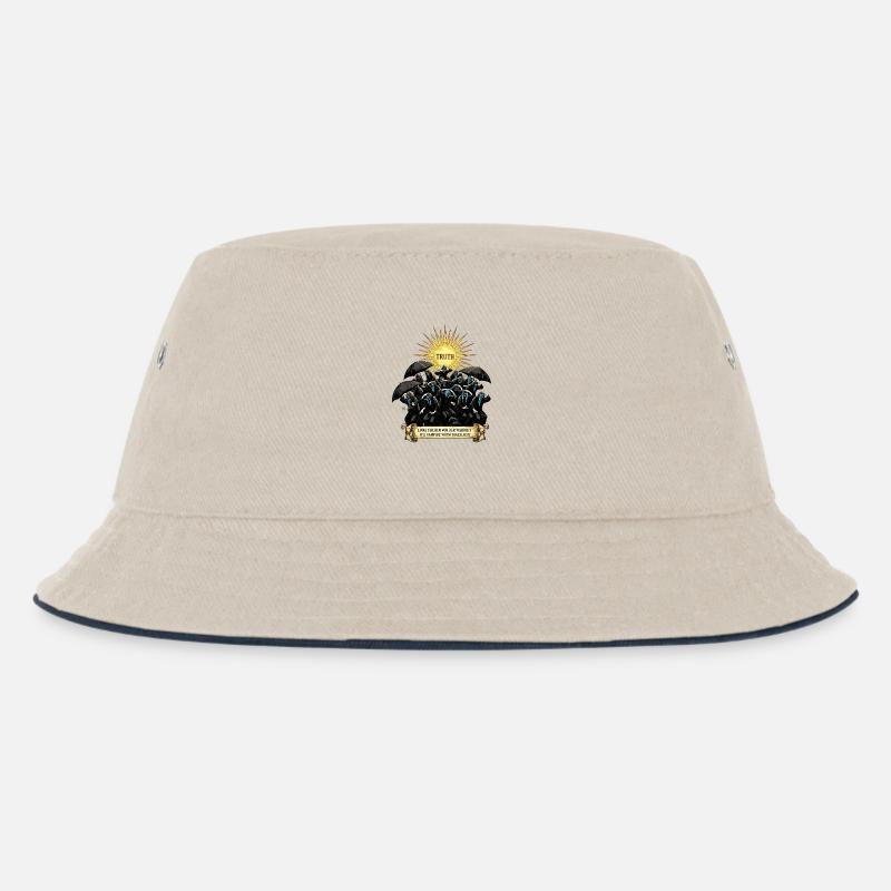 Vampire Meiden Das Licht Satire - Kinder Bucket Hat - Natur/Navy