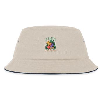 Je Plante Donc Je Suis Humour Jardinage & Potager - Bob Enfant - blanc cassé/bleu marine - Devant
