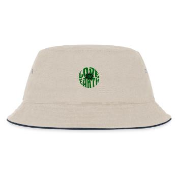 Aimez votre Terre – Environnement Style Rétro - Bob Enfant - blanc cassé/bleu marine - Devant