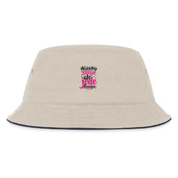 Girls' Trip 2026 Girls' Trip Girls' Tour Girls' Trip - Kids’ Bucket Hat - ecru/navy - Front