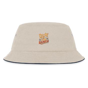 Ramen Pho-get About It Noodle Bowl Enthusiast - Kinder Bucket Hat - Natur/Navy - Vorne