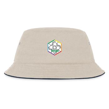 Logo DM 2026_new - Bob Enfant - blanc cassé/bleu marine - Devant