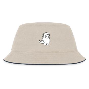 Carnival grouch grandpa - Kids’ Bucket Hat - ecru/navy - Front