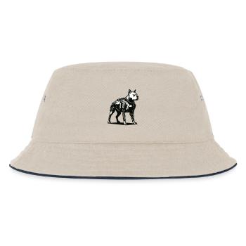 Chien cyborg - Bob Enfant - blanc cassé/bleu marine - Devant