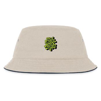 Make your move - Kids’ Bucket Hat - ecru/navy - Front