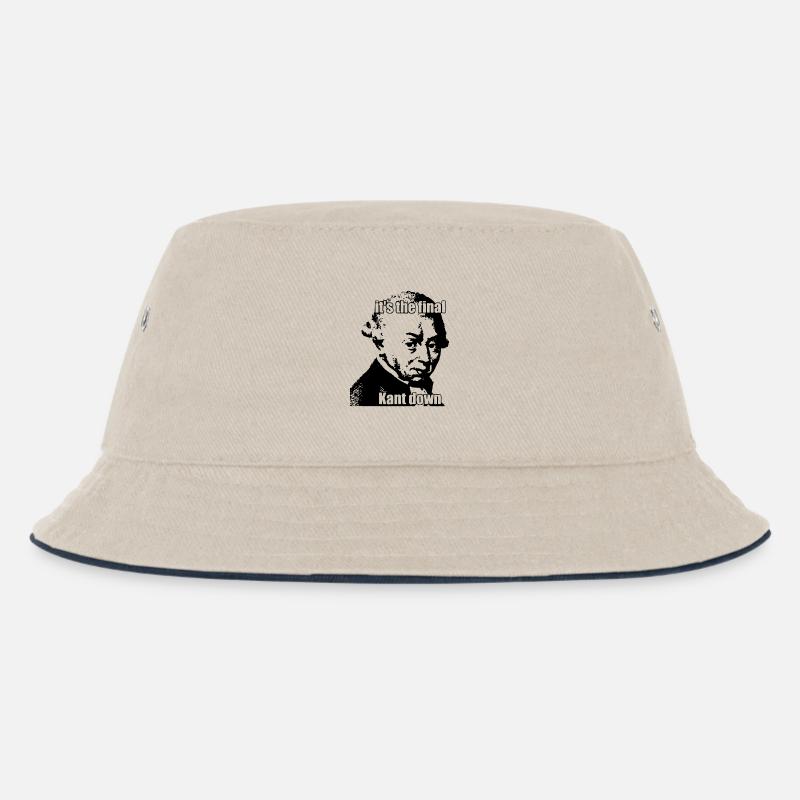 It´s the finale Kant down - Kinder Bucket Hat - Natur/Navy