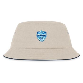 Coat of Arms Winterdreams - Kids’ Bucket Hat - ecru/navy - Front