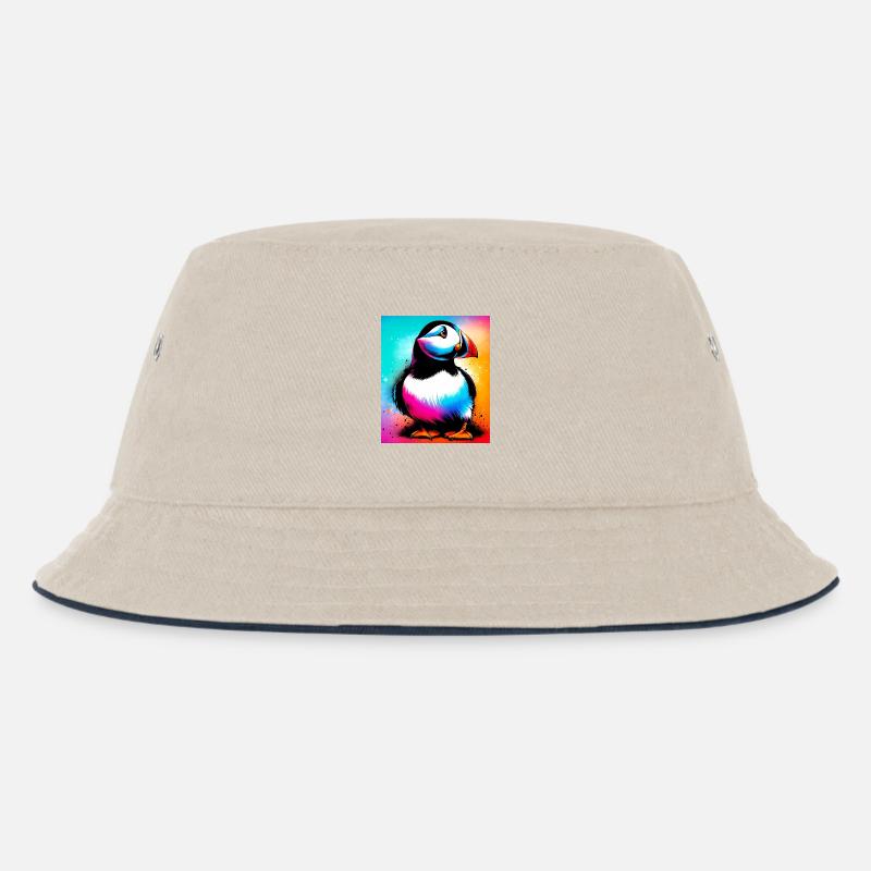 macareux - Bob Enfant - blanc cassé/bleu marine