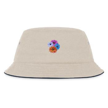 Fleurs Colorées Fleurs Jardin de Fleurs Florales - Bob Enfant - blanc cassé/bleu marine - Devant