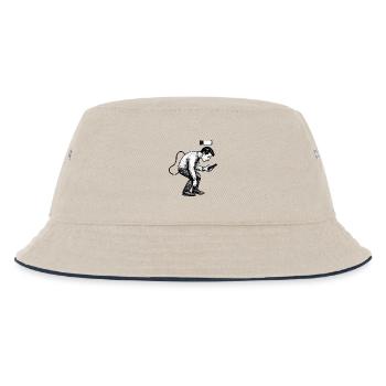 Akkubruch: Handymüdigkeit - Kinder Bucket Hat - Natur/Navy - Vorne
