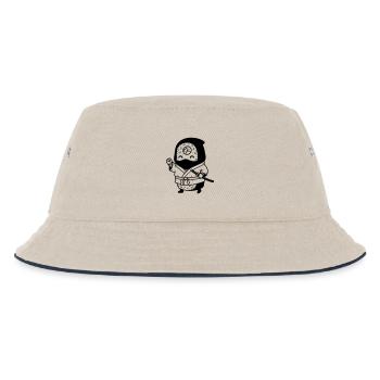Sushi Samurai Kawaii - Kinder Bucket Hat - Natur/Navy - Vorne