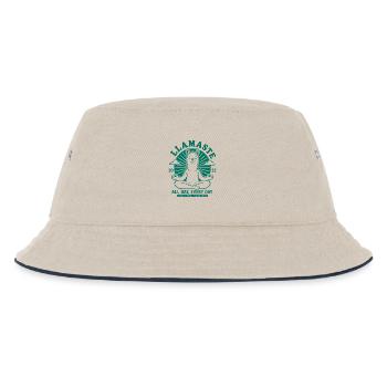No Prob Llama Just Chill - Kinder Bucket Hat - Natur/Navy - Vorne