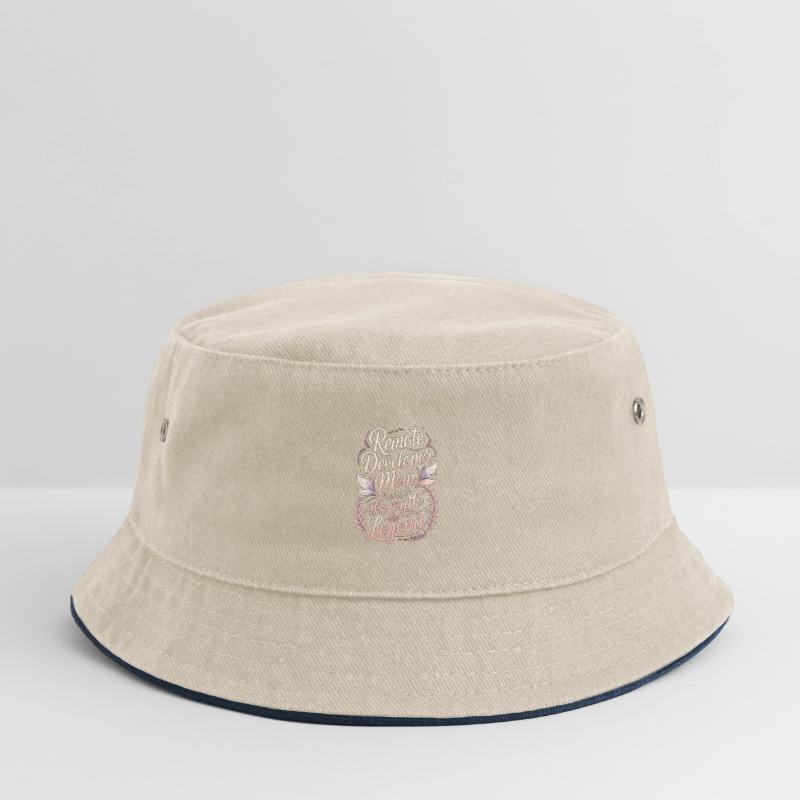 Remote Developer Mom The Idol The Remote Coder Kids’ Bucket Hat