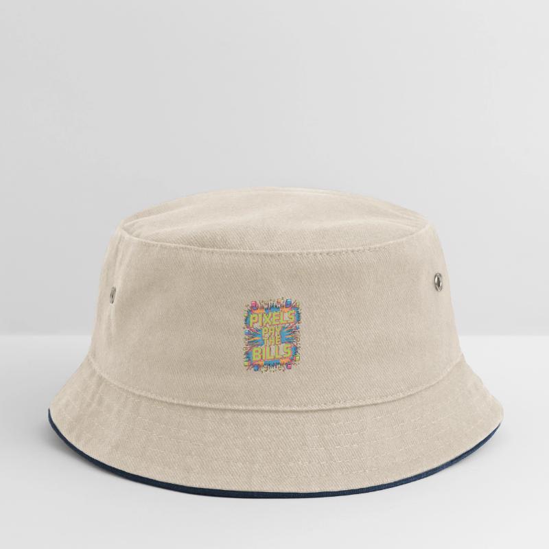 Game Developer Pixels Pay The Bills Web Developer Kids’ Bucket Hat