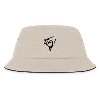 Golf Ball Tee Tee Golf Golf Club Golfer - Bob Enfant - blanc cassé/bleu marine - Devant