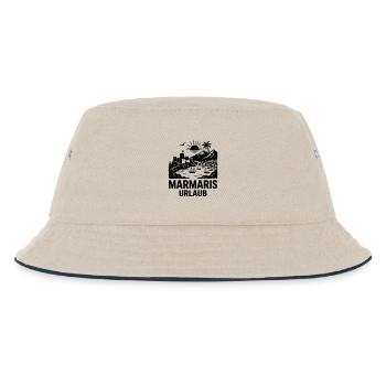Marmaris Urlaub Türkei - Kinder Bucket Hat - Natur/Navy - Vorne