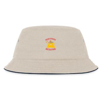 Detective - Kids’ Bucket Hat - ecru/navy - Front