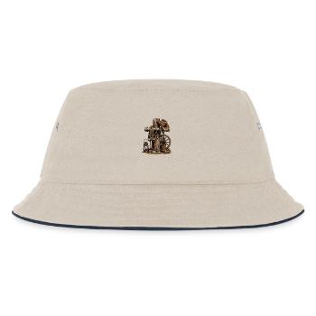 Poste rustique de l’Ouest, Lasso et Chapeau - Bob Enfant - blanc cassé/bleu marine - Devant