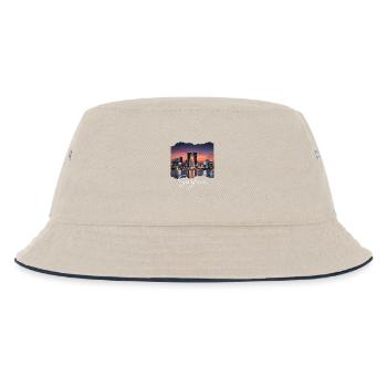 Suzhou Skyline Sunset Script - Bob Enfant - blanc cassé/bleu marine - Devant