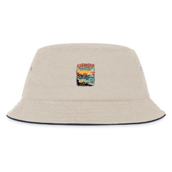City Welcome To Aberdeen Scotland Novelty For - Kinder Bucket Hat - Natur/Navy - Vorne