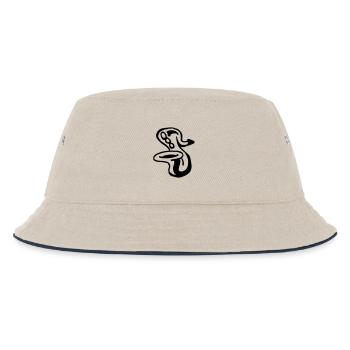 Saxophone - Kids’ Bucket Hat - ecru/navy - Front
