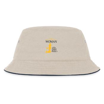 2541614 128189769 DIY - Kinder Bucket Hat - Natur/Navy - Vorne