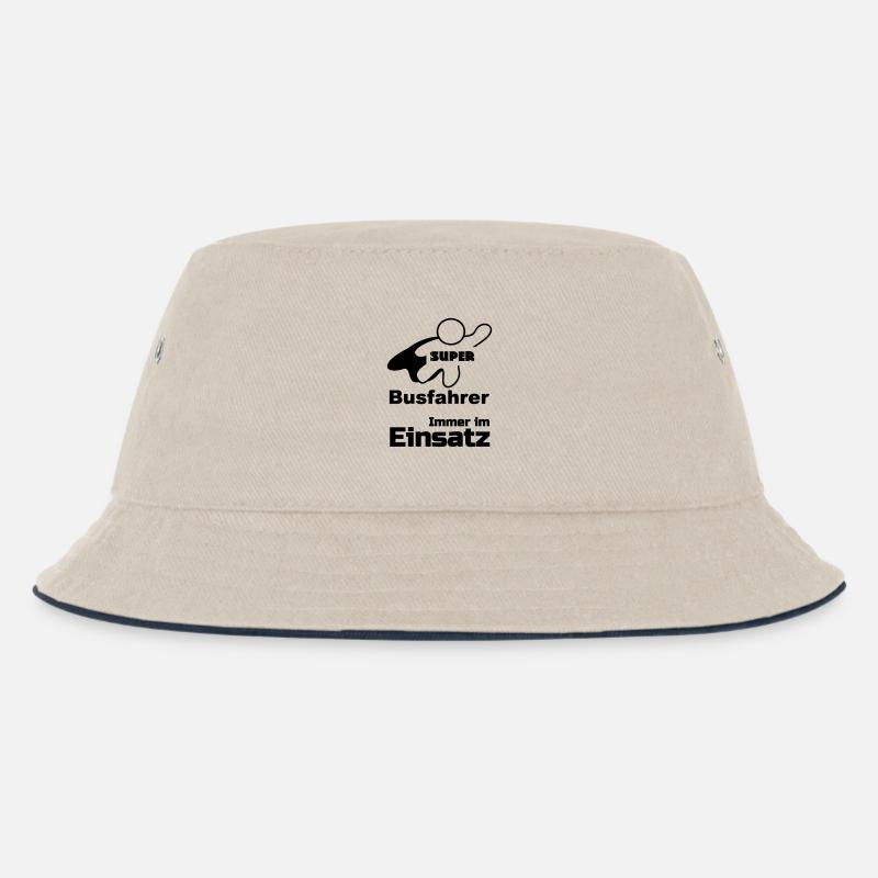 Super Busfahrer Bus, Verkehr, Beruf, Geschenk - Kinder Bucket Hat - Natur/Navy
