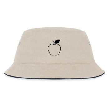 Pomme Fruit Fruit Végétarien Végétalien Idée Cadeau - Bob Enfant - blanc cassé/bleu marine - Devant