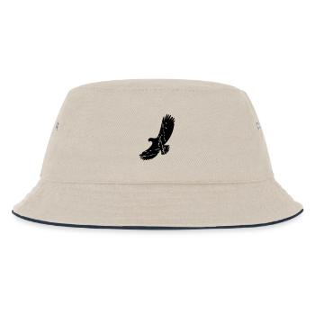 Adler - Kinder Bucket Hat - Natur/Navy - Vorne