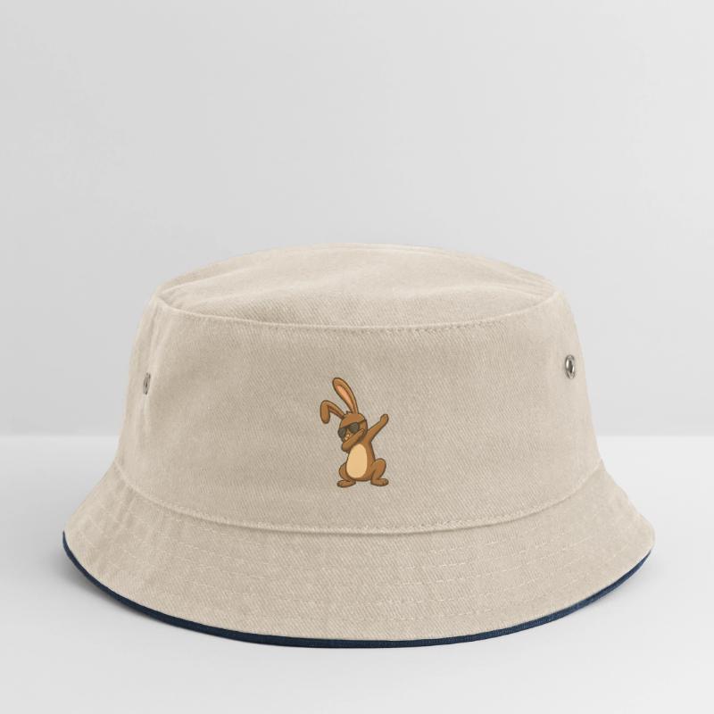 Easter Bunny Easter Dancing Easter Bunny Dab Kids’ Bucket Hat