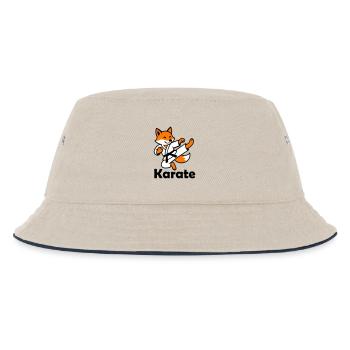 Karaté Renard - Bob Enfant - blanc cassé/bleu marine - Devant