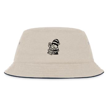 wicht lebkuchen backen - Kinder Bucket Hat - Natur/Navy - Vorne