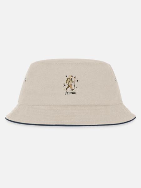 Pilgerwanderer nach Compostela, ultreïa - Kinder Bucket Hat - Natur/Navy