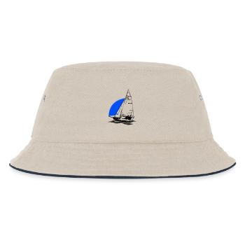 Régate de dériveurs à voile pour jeunes RS Feva XL - Bob Enfant - blanc cassé/bleu marine - Devant