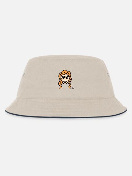 Virgo tall - Kids’ Bucket Hat - ecru/navy